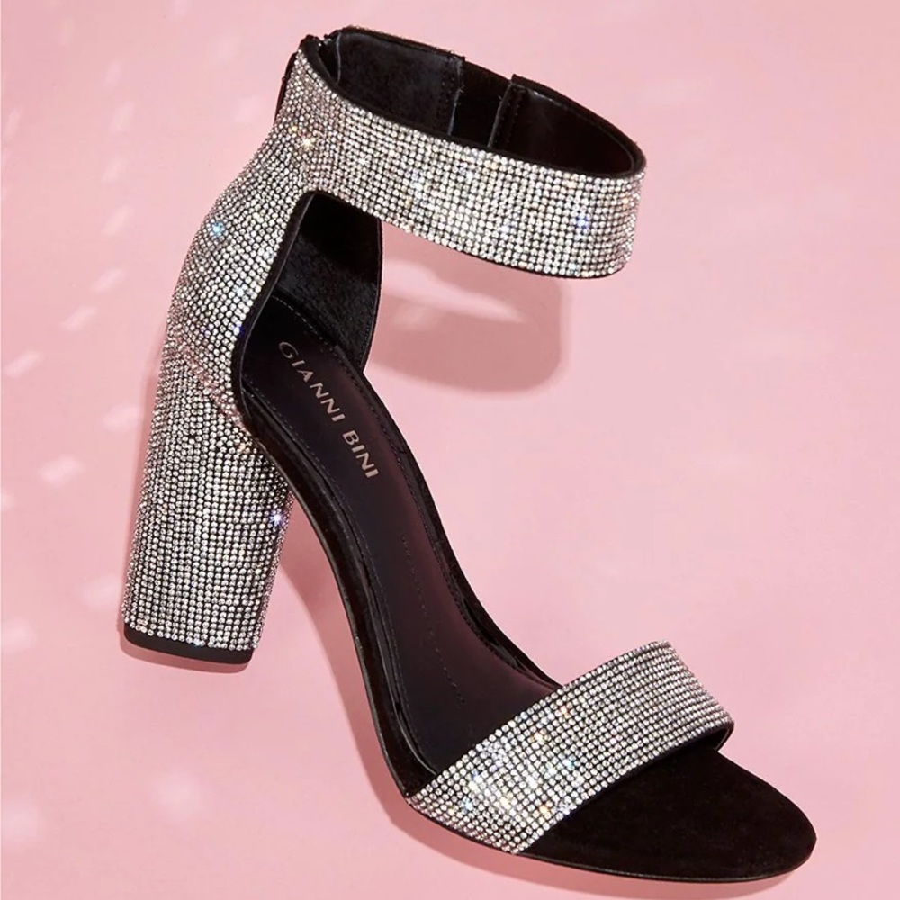 Gianni Bini Ronilynn Bling Jewel Embellished Dress Sandals